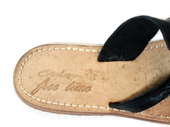internal sole detail